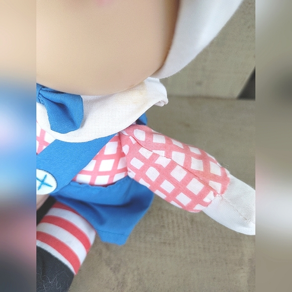 Raggedy Andy Doll Vintage 1991 Scare Crow Plush Plastic Face RARE Stuffed Toy - Picture 3 of 12